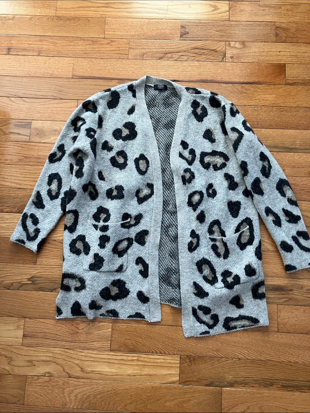 Modern Canvas - Women’s Long Leopard Print Cardigan - XL
